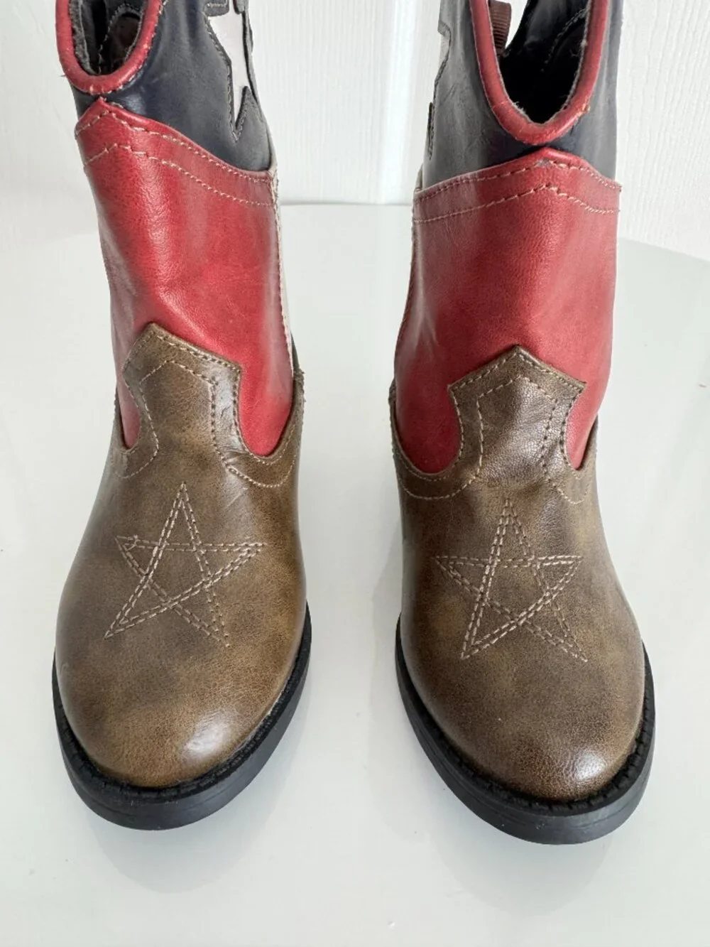 Healthtex Toddler Cowboy/Western Boots - Texas flag, size 7